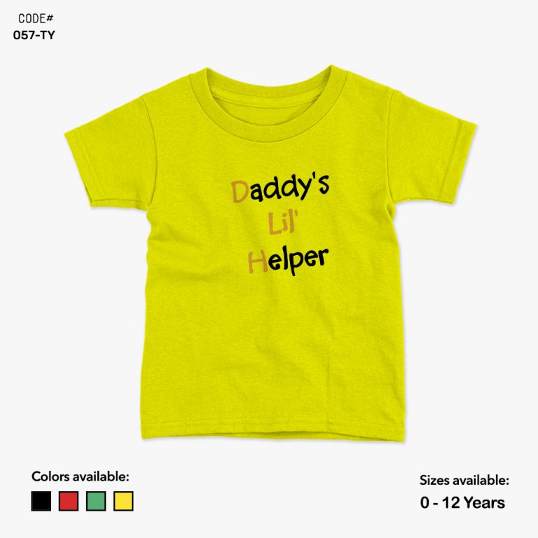 Daddy's Little Helper Tshirt - KidsFitter | Customized Babies & Kids ...