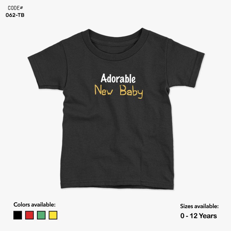 Adorable New Baby Tshirt | KidsFitter