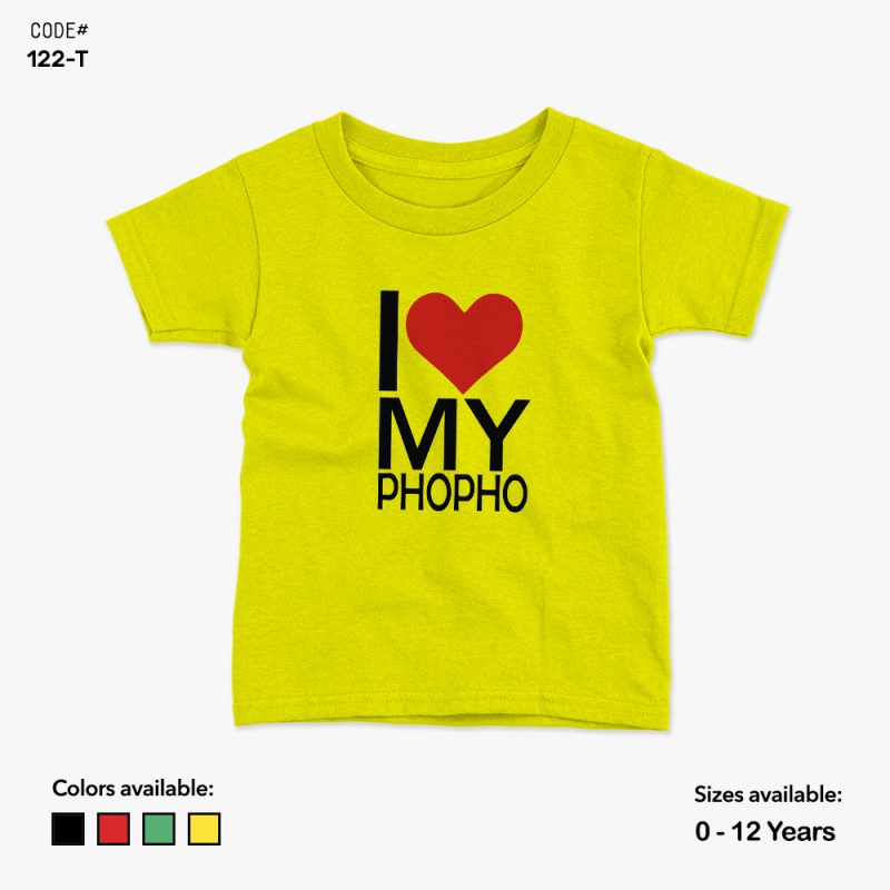 I Love My Phopho Tshirt | KidsFitter