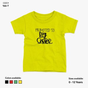 Promoted Big Sister Tshirt | KidsFitter