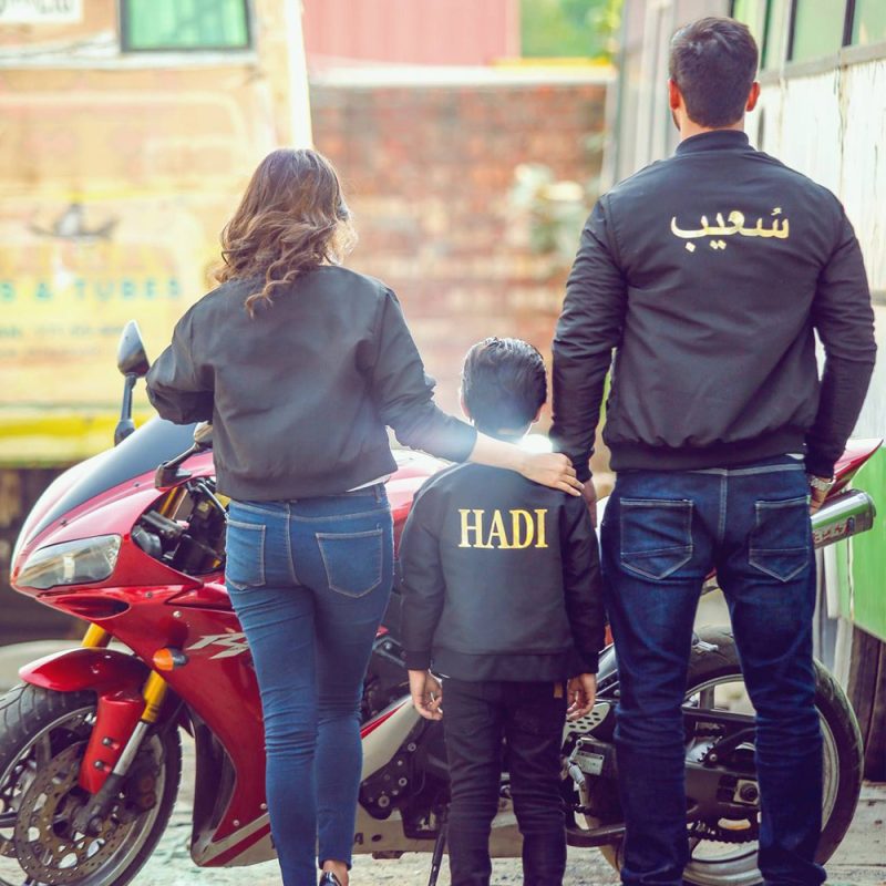 buy Kids name printed bomber jacket in pakistan